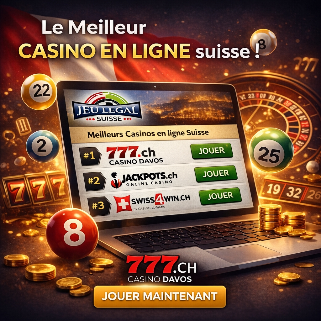 Jouer sur le meilleur casino en ligne suisse